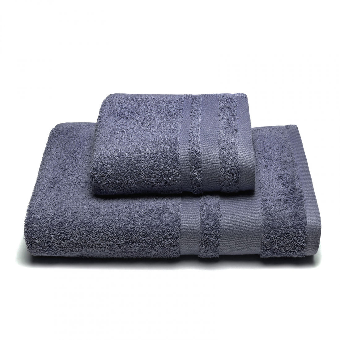 Set of Soft Midnight Blue Towels  - 2 Pièces