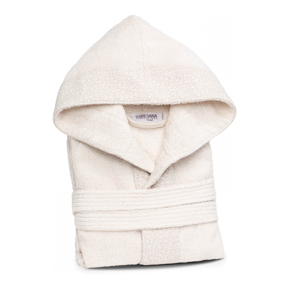 Smith Vanilla Hooded Bathrobe