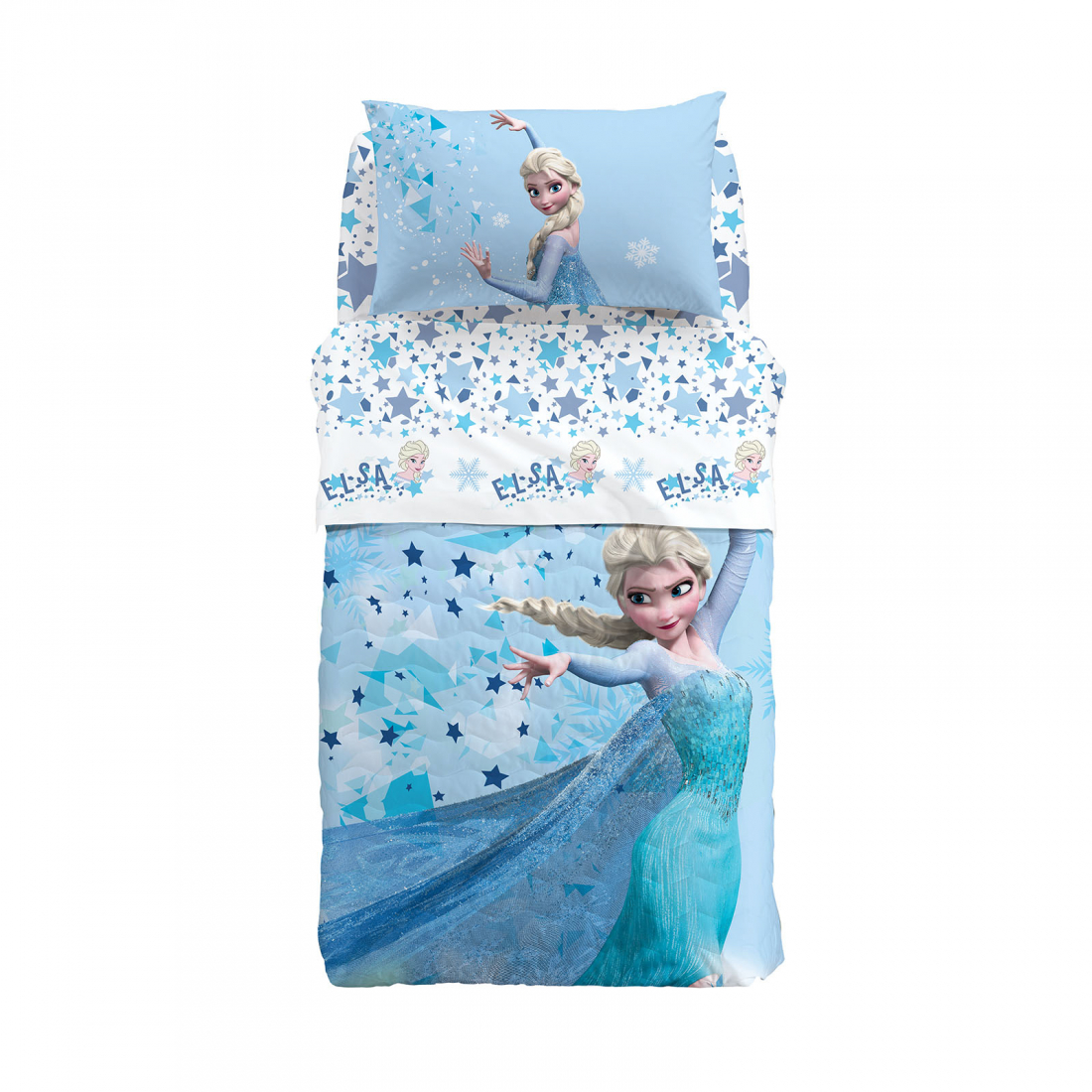 Frozen Dream Quilted Bedspread  - Baby size