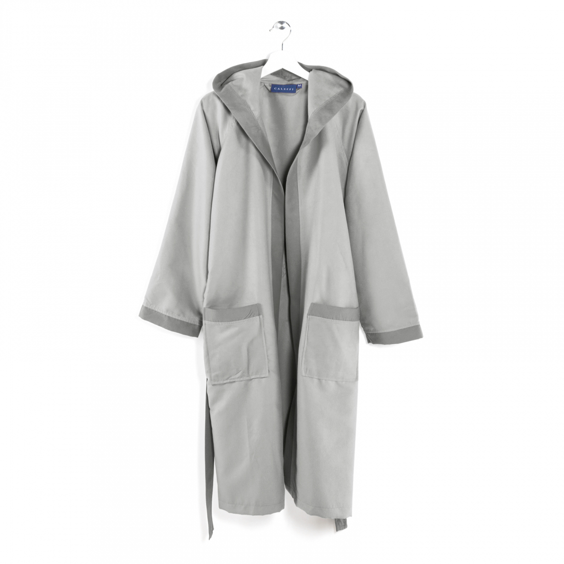 Tecno Bicolor Silver Hooded Bathrobe