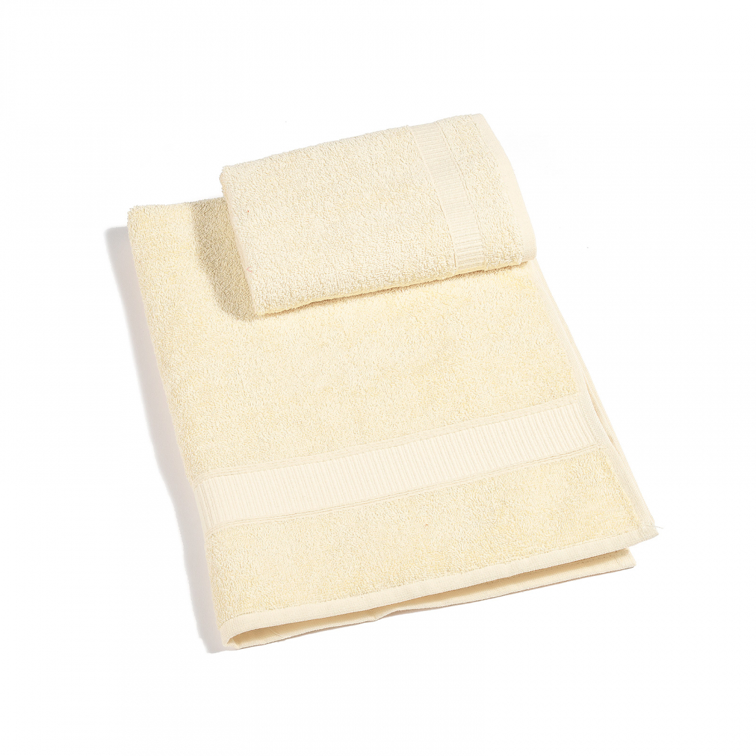 Set of Oceano Vanilla Towels  - 2 Pieces