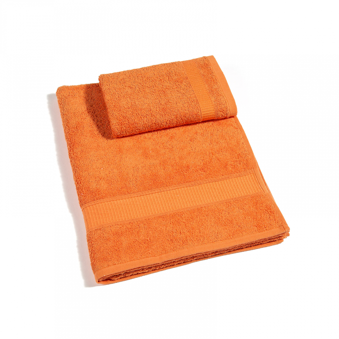 Set of Oceano Orange Towels  - 2 Pieces