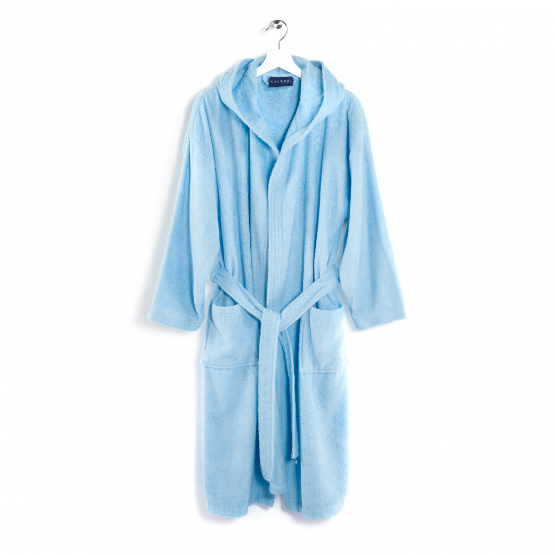 Oceano Blue Hooded Bathrobe