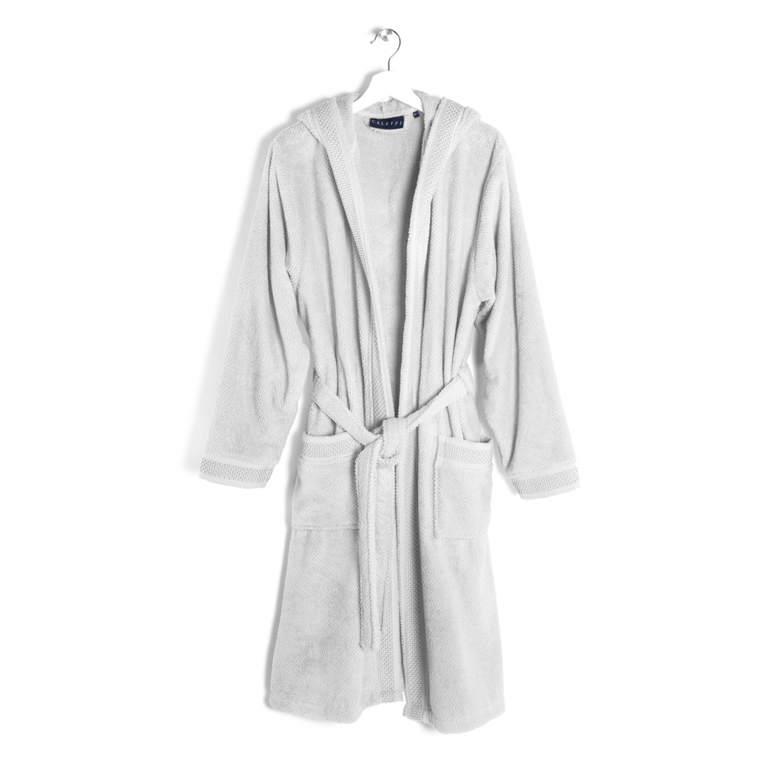 Gim White Hooded Bathrobe