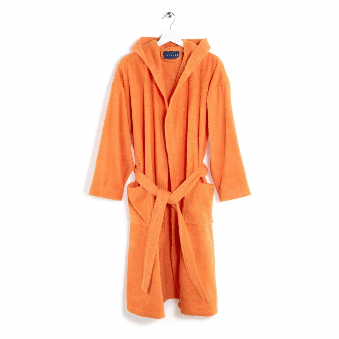 Minorca Orange Hooded Bathrobe