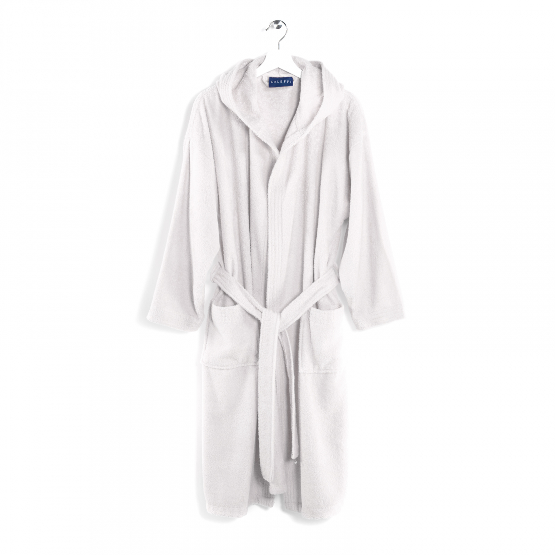 Rainbow White Hooded Bathrobe