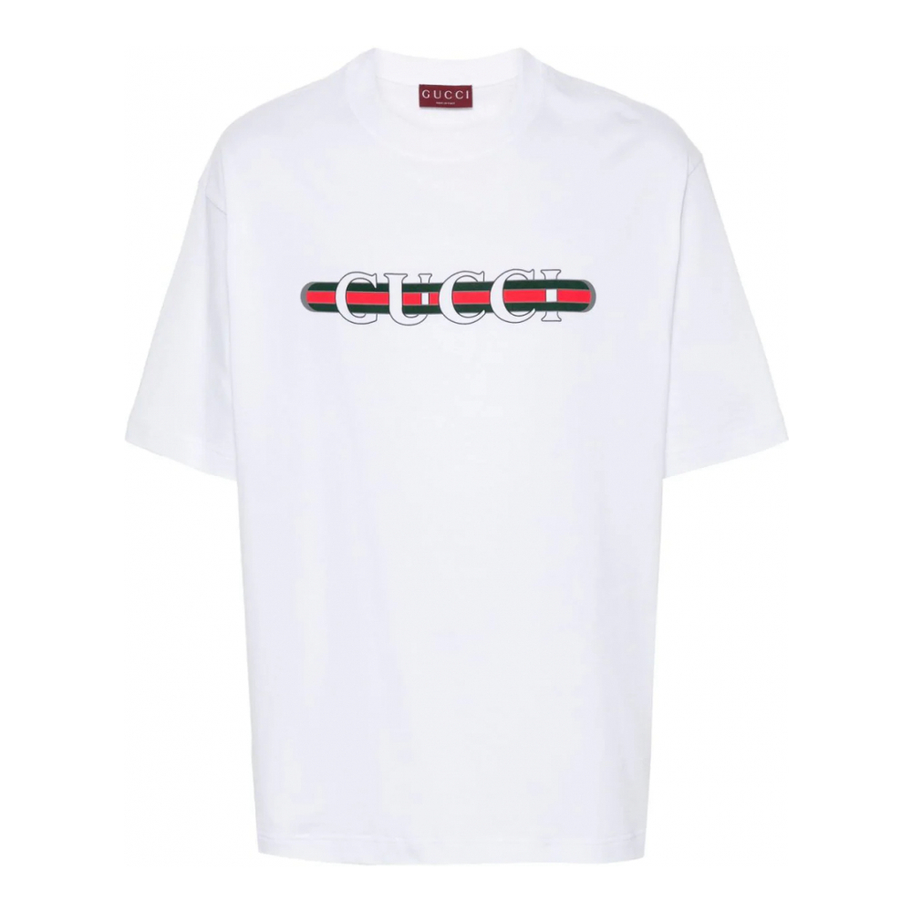 'Logo-Print' T-Shirt für Herren