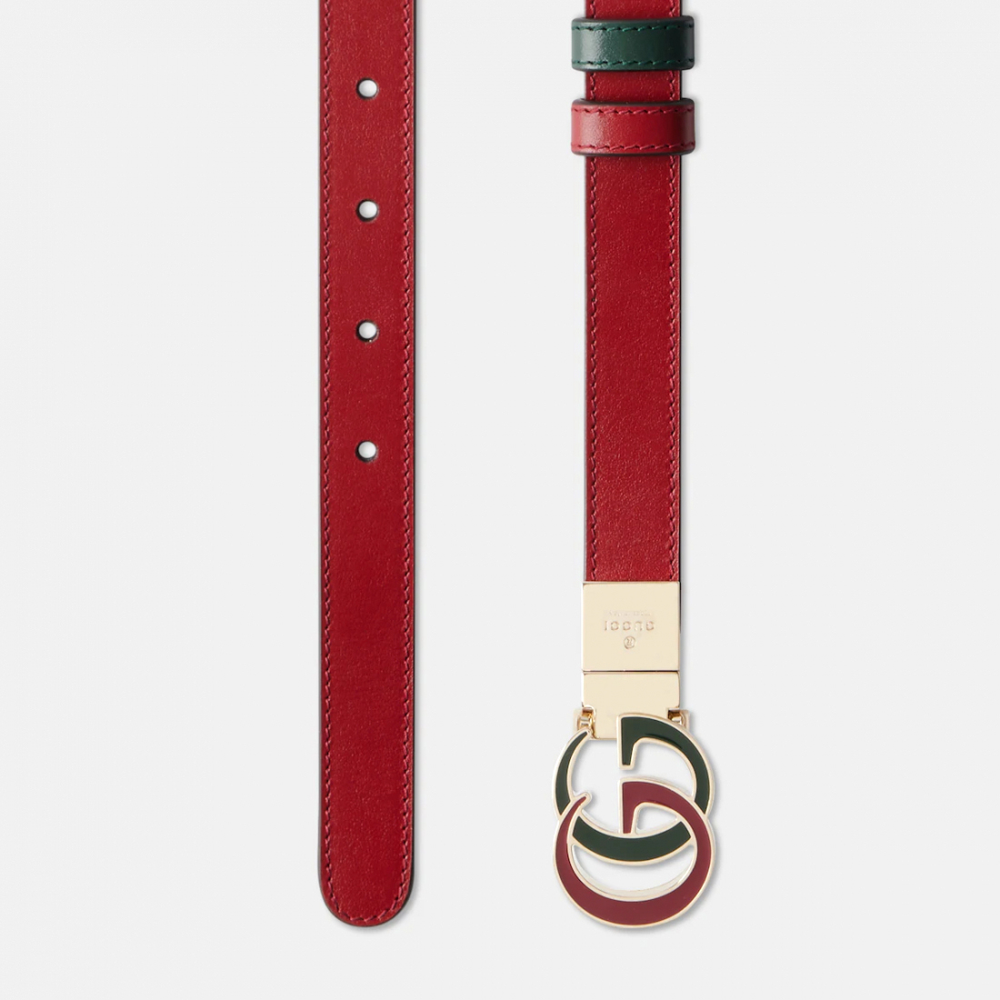 Women's 'GG Marmont Reversible Thin' Belt