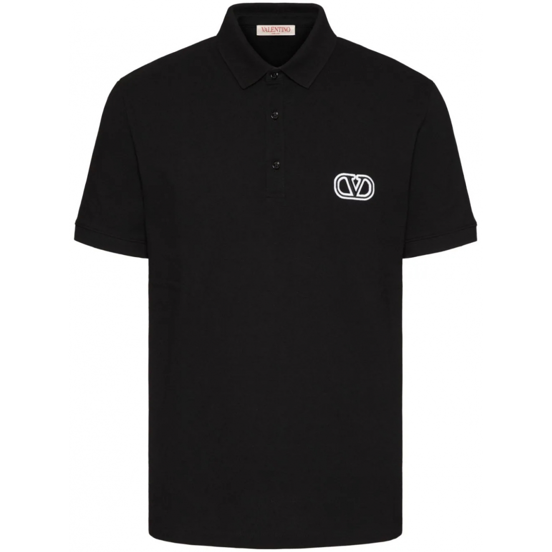 Men's 'VLogo Signature-Patch' Polo Shirt