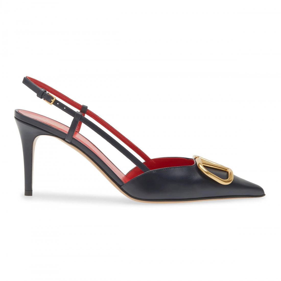 Women's 'Vlogo Signature Pointed Toe' Slingback Pumps