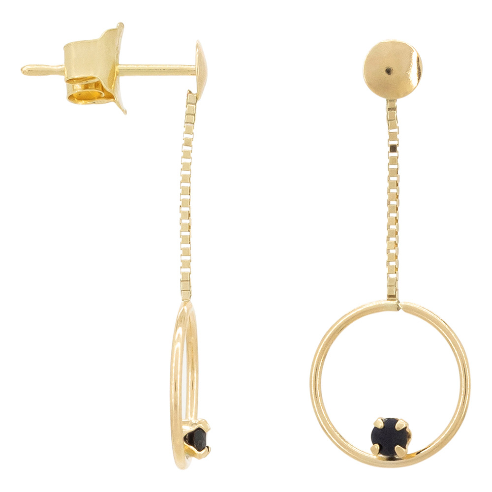 Women's 'Cerceaux De Saphir' Earrings