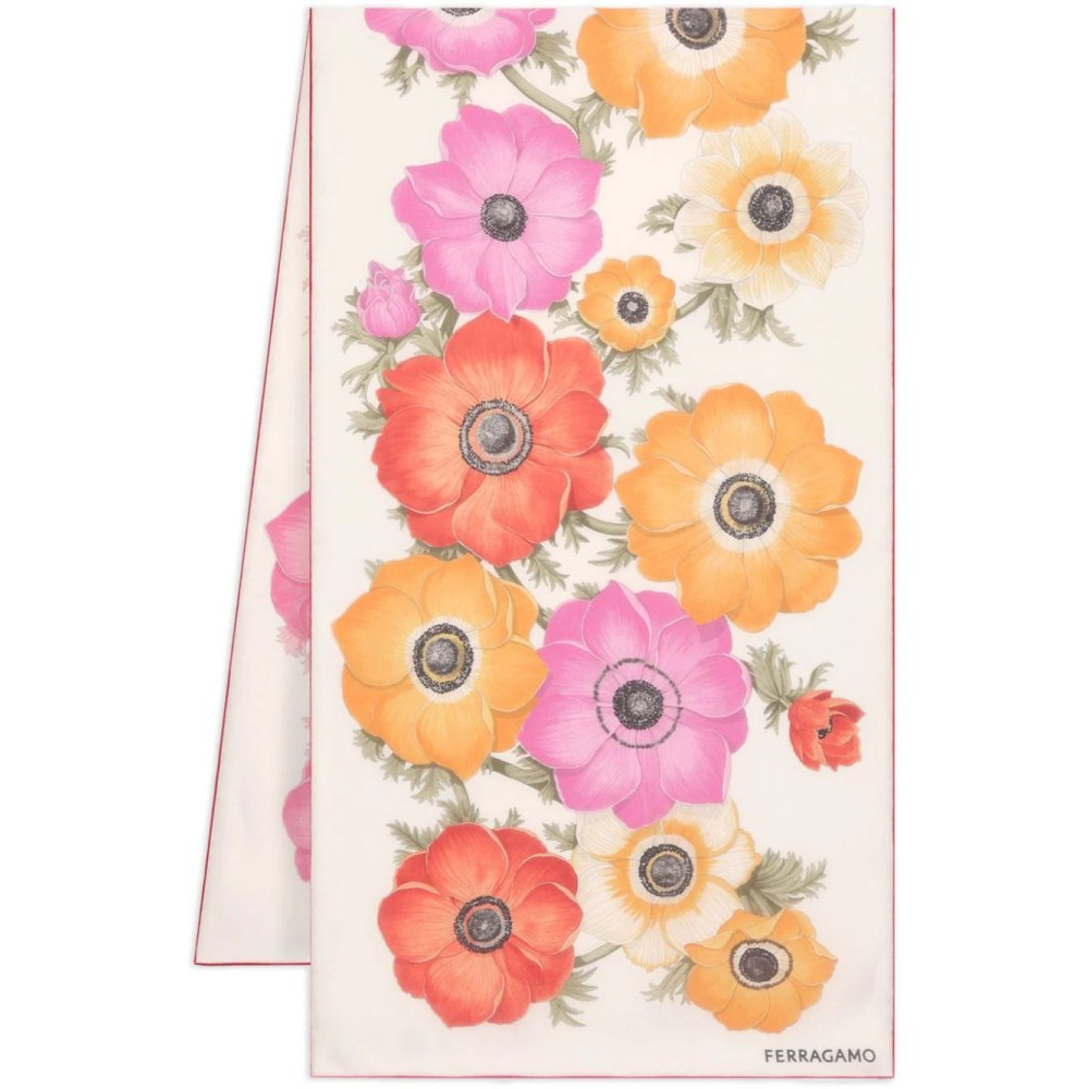 Foulard 'Floral-Print' pour Femmes