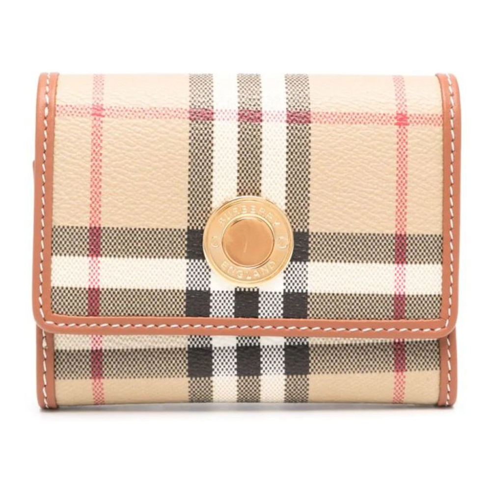 Women's 'Small Check-Pattern' Wallet