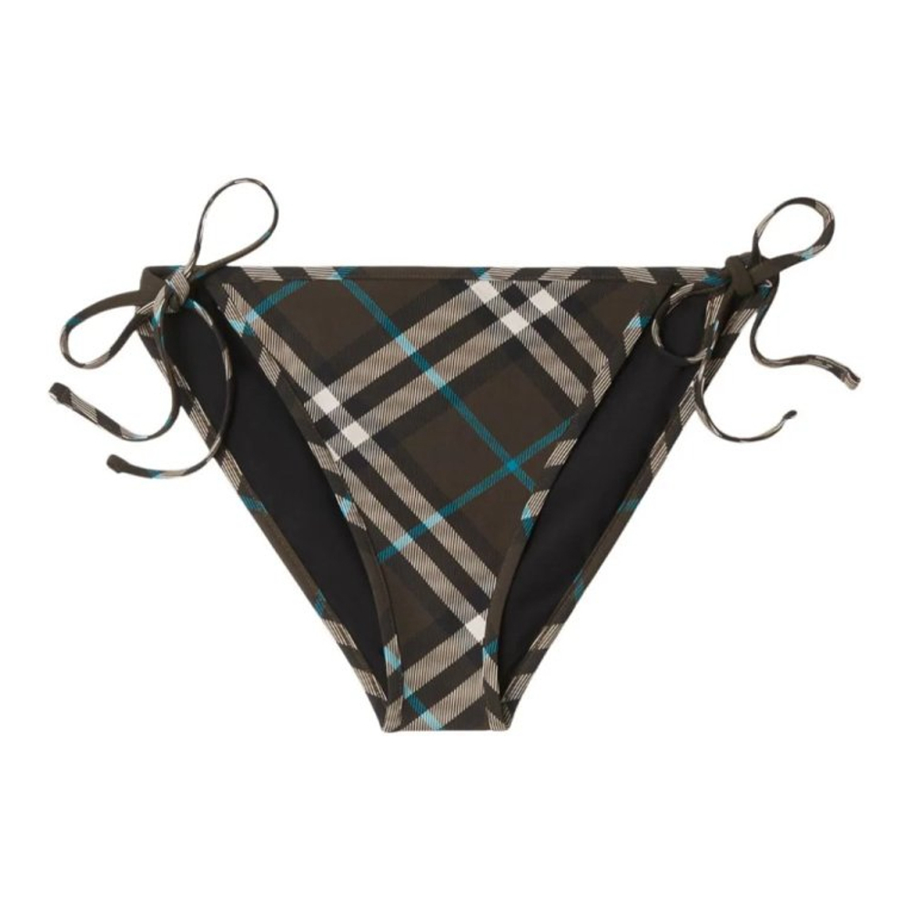 Women's 'Check-Pattern' Bikini Bottom