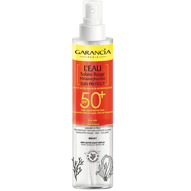 Accélérateur de bronzage 'L'Eau Solaire Rouge Métamorphosante Sun Protect SPF50+' - 150 ml