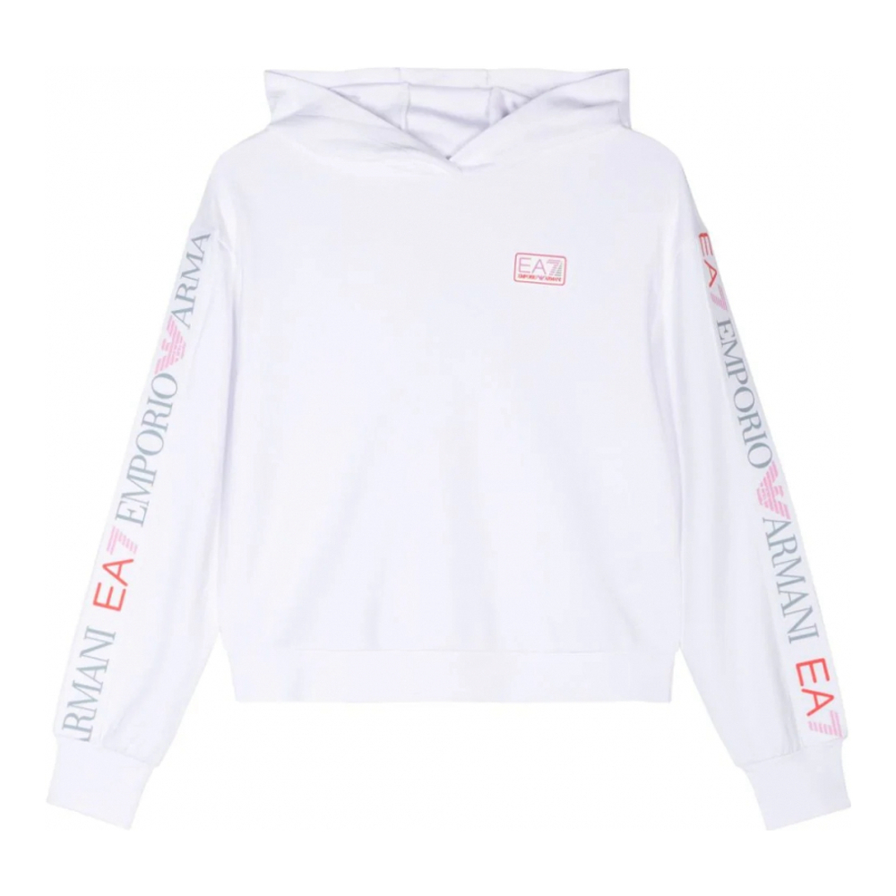 Women's 'Logo-Appliqué Jersey' Hoodie