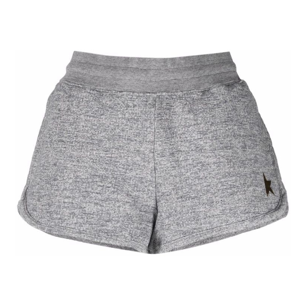 'Embroidered-Logo' Shorts für Damen