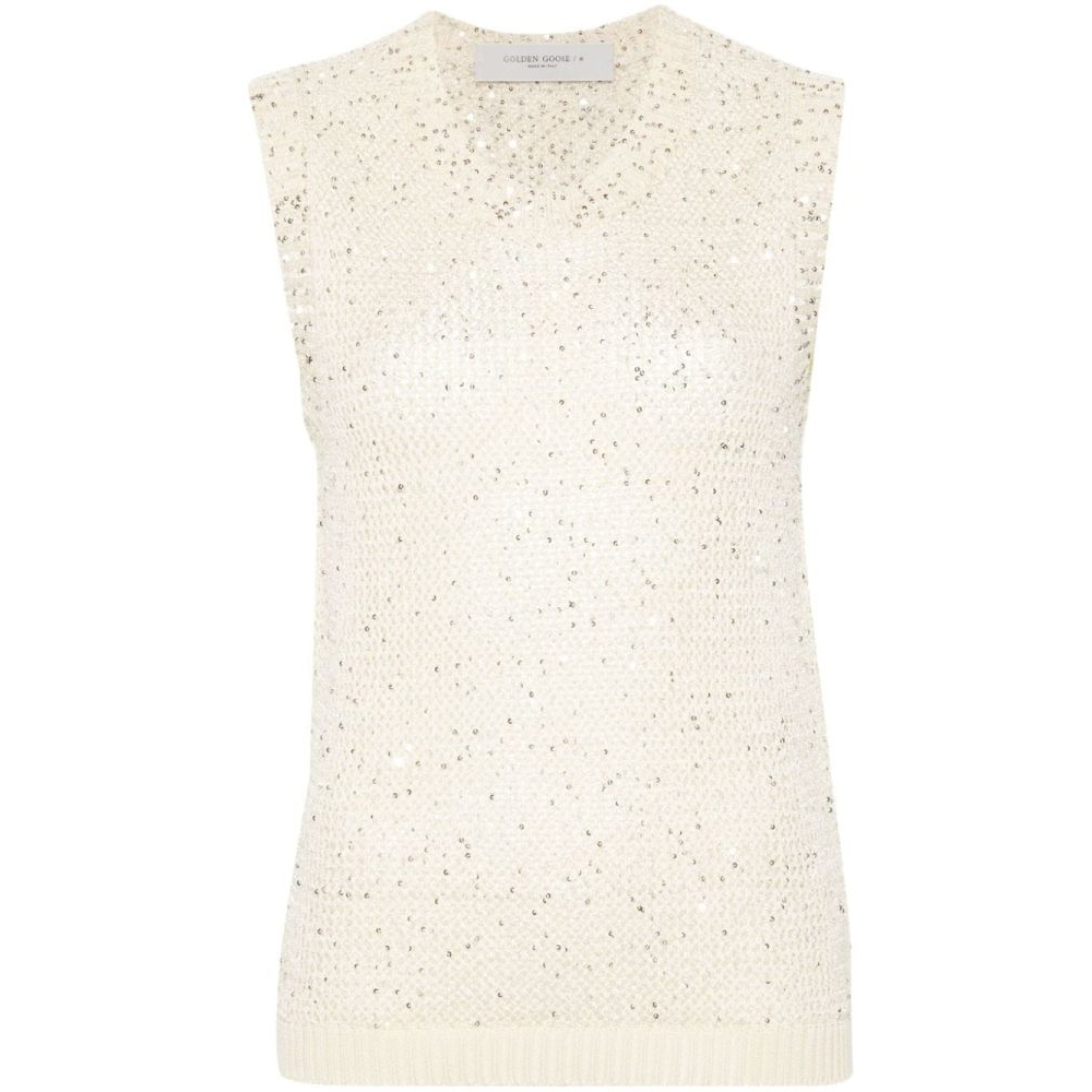 'Melyssa Sequin-Embellished' Ärmelloses Top für Damen