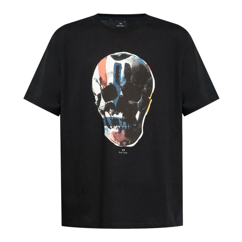 Men's 'Skull-Print' T-Shirt