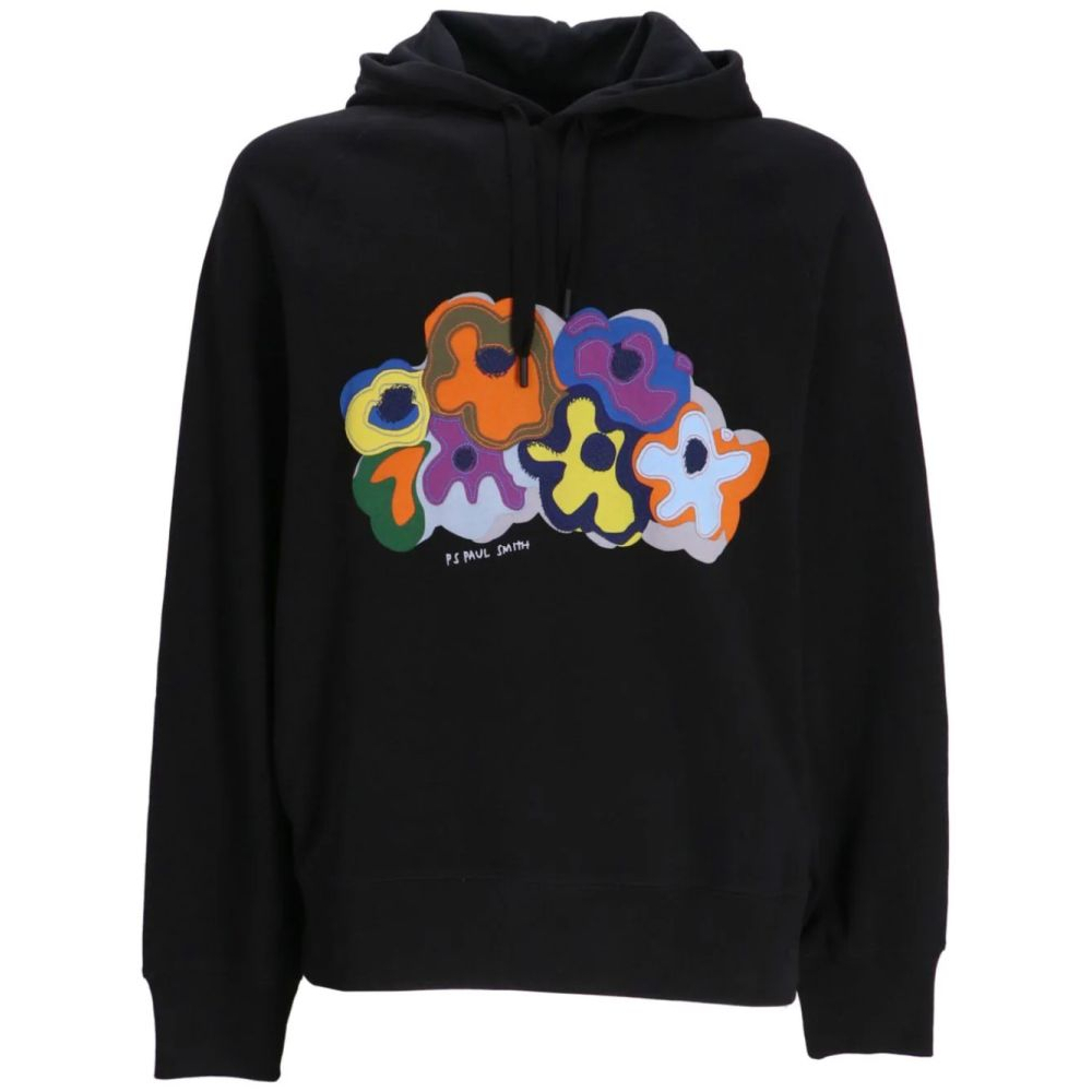 Men's 'Floral-Motif' Hoodie