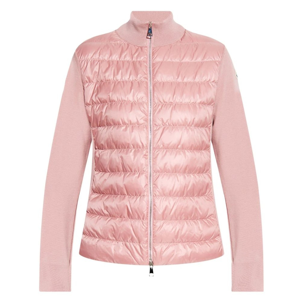 'Logo-Appliqué Panelled' Pufferjacke für Damen