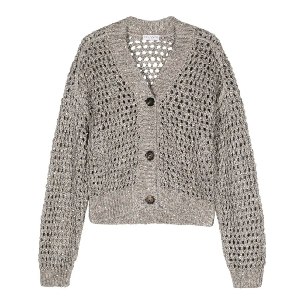 Cardigan 'Sequin-Embellished' pour Femmes