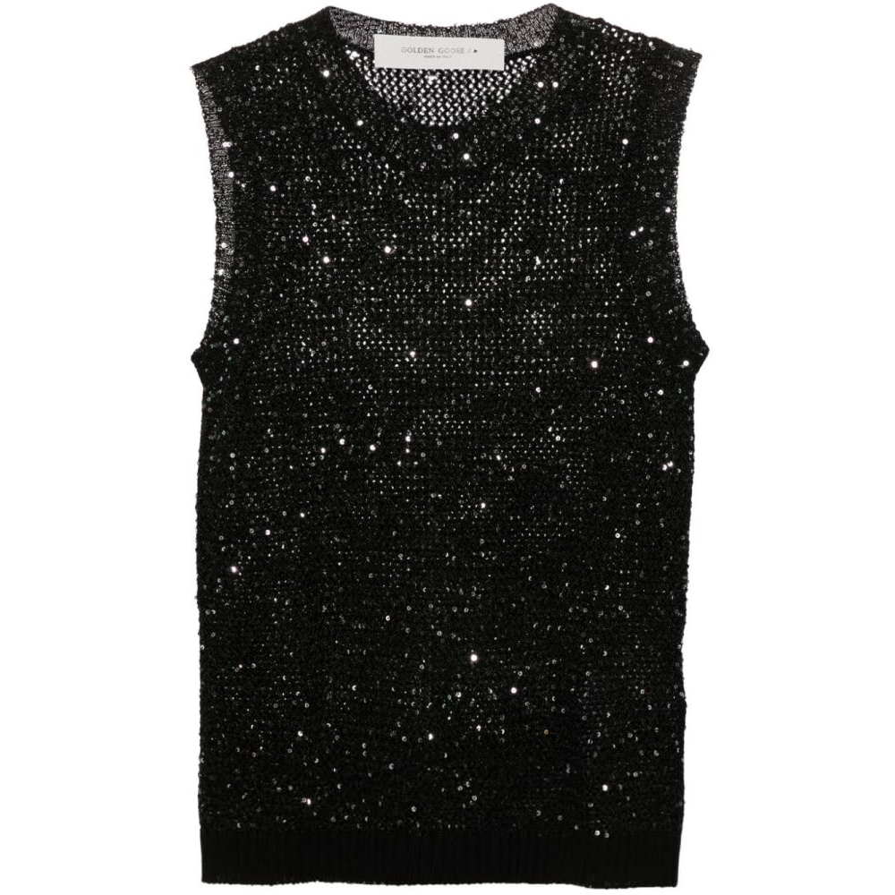 'Melyssa Sequin-Embellished' Ärmelloses Top für Damen