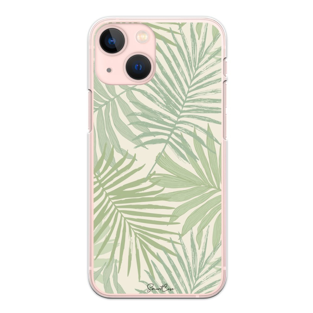 'Soft Green Palm' Handyhülle für iPhone 13