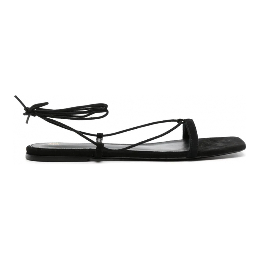 'Tie-Fastening' Flache Sandalen für Damen