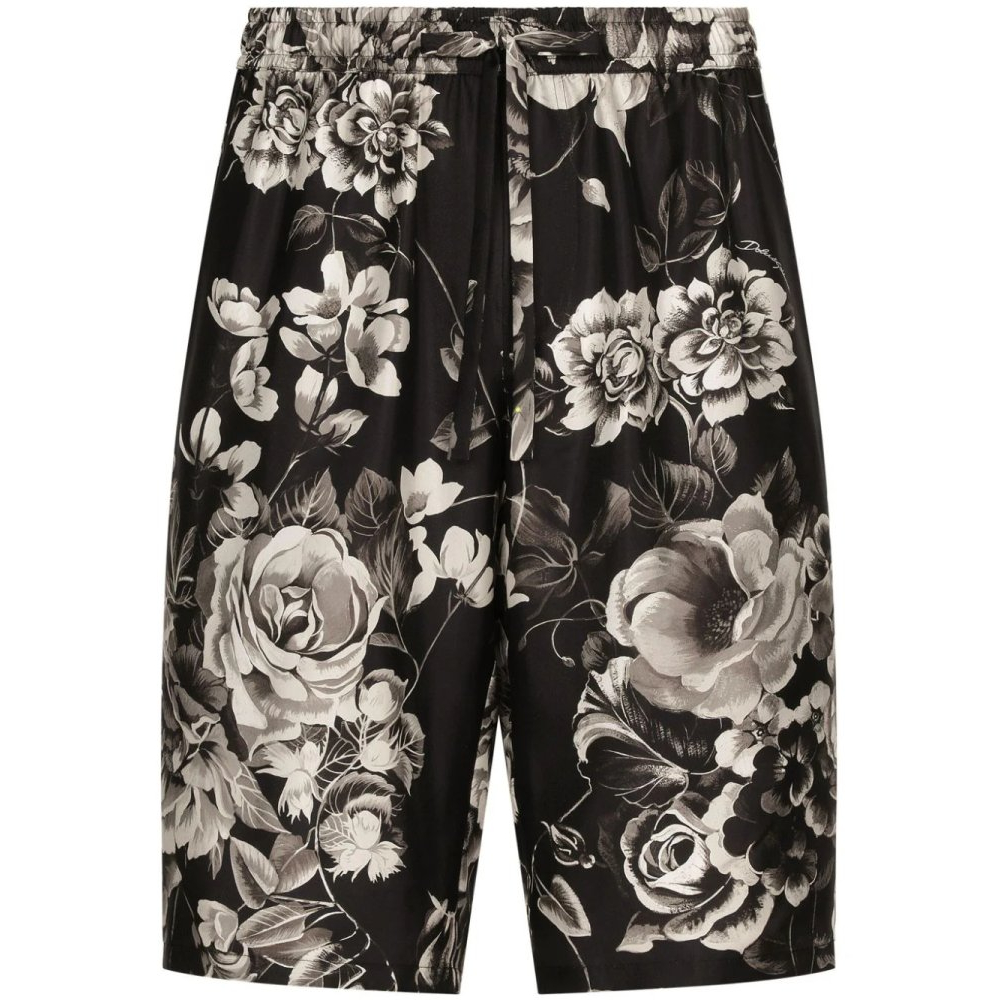 Short 'Floral-Print' pour Hommes