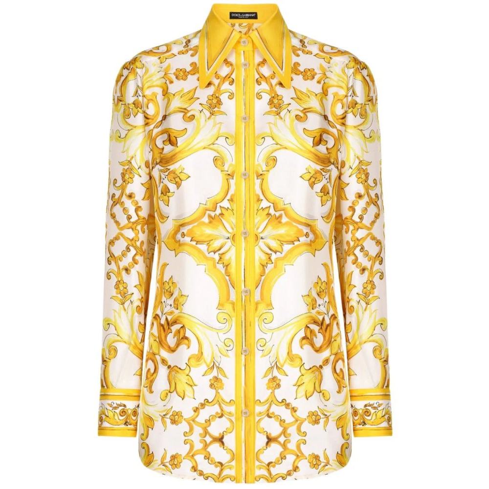 Chemise 'Majolica-Print' pour Femmes