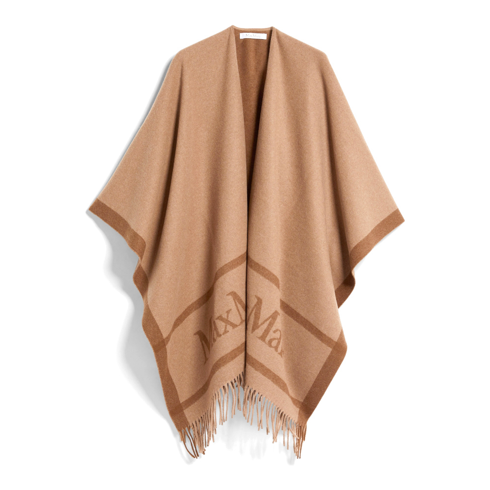 'Jacquard Logo-Decorated' Cape-Poncho für Damen