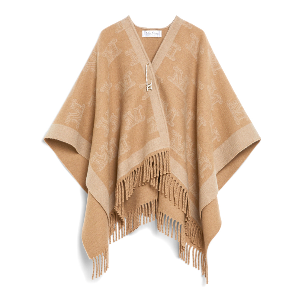 'Jacquard' Cape-Poncho für Damen