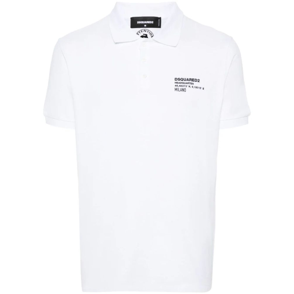 Polo 'Logo-Print' pour Hommes