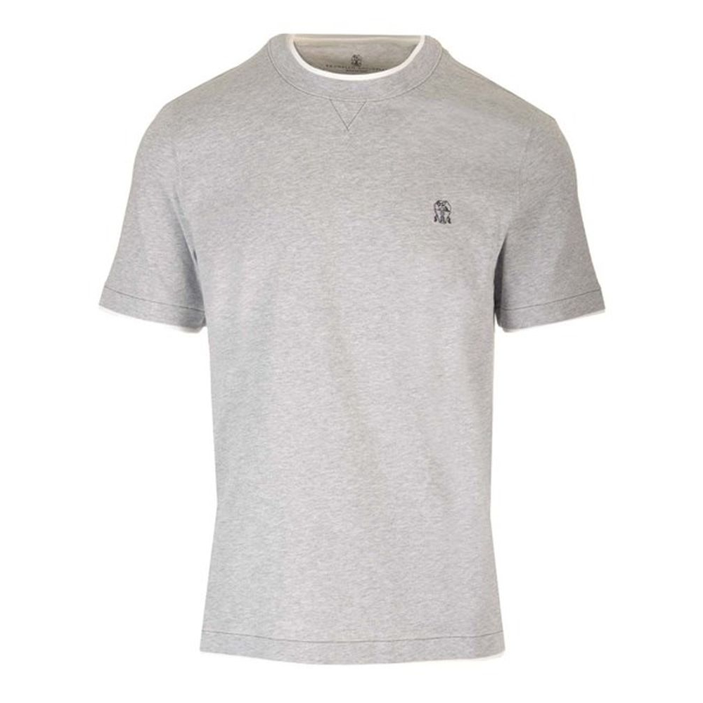 Men's 'Embroidered Solomeo' T-Shirt