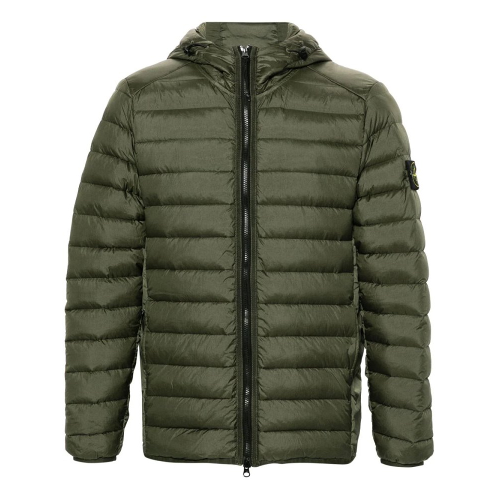 Men's 'Compass-Logo Hooded' Down Jacket