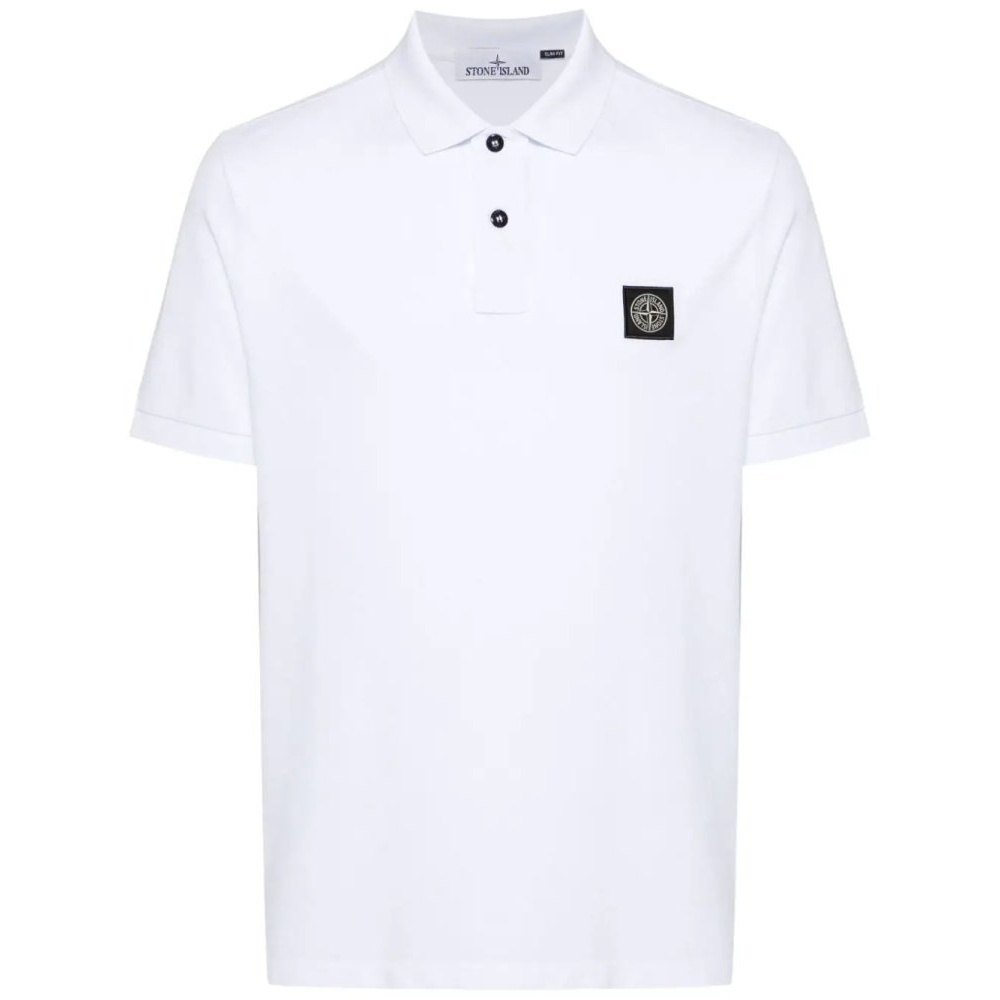 Men's 'Compass-Badge Piqué' Polo Shirt