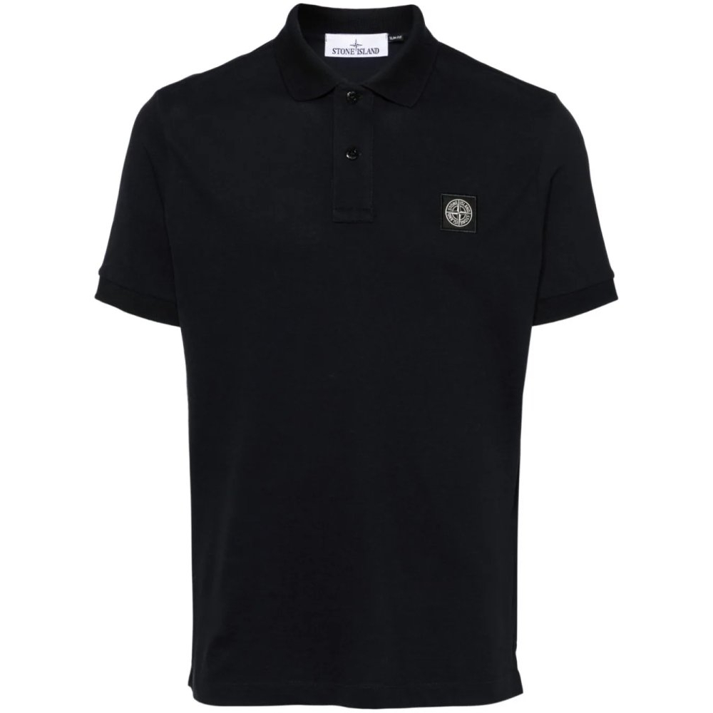 Men's 'Compass-Badge Piqué' Polo Shirt