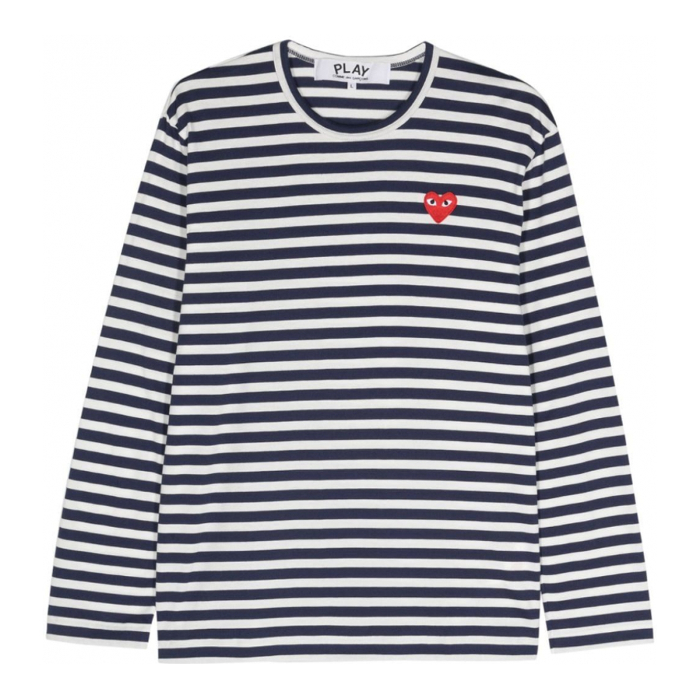 T-Shirt manches longues 'Logo Striped' pour Hommes