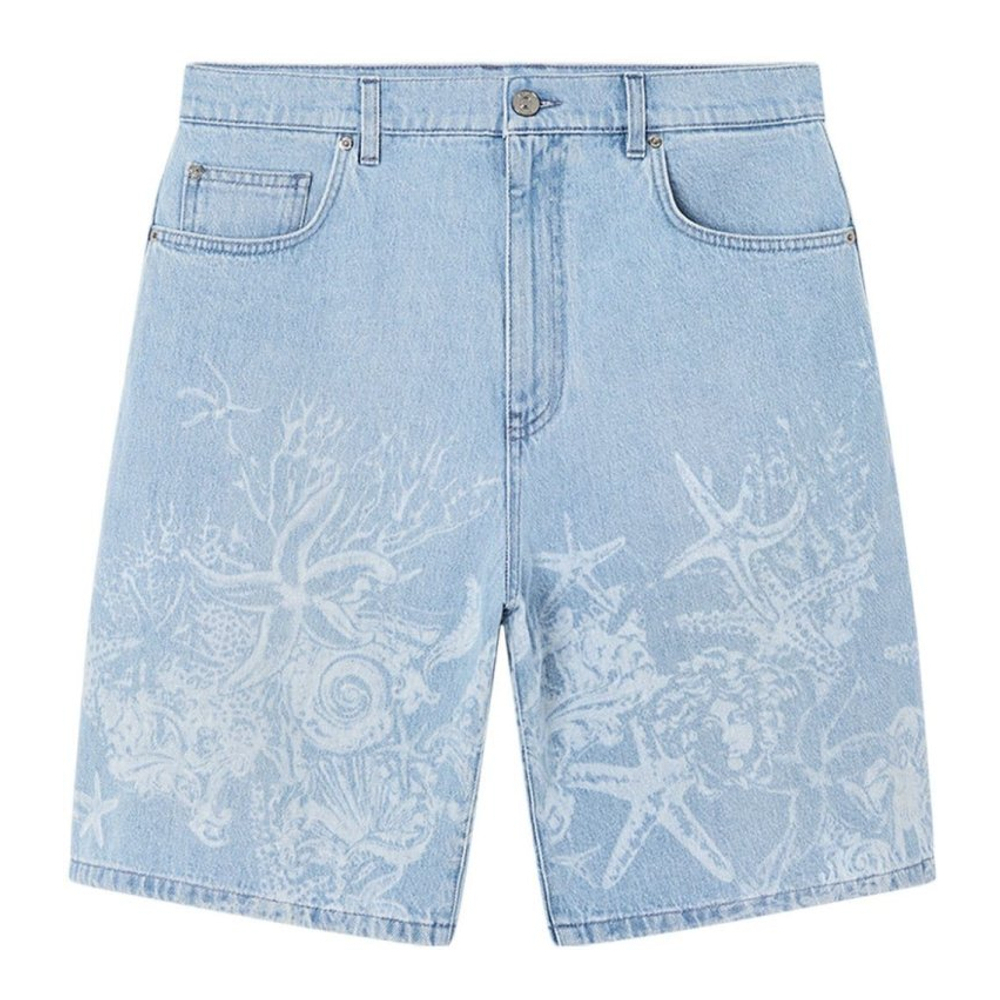 'Barocco Sea' Jeansshorts für Herren