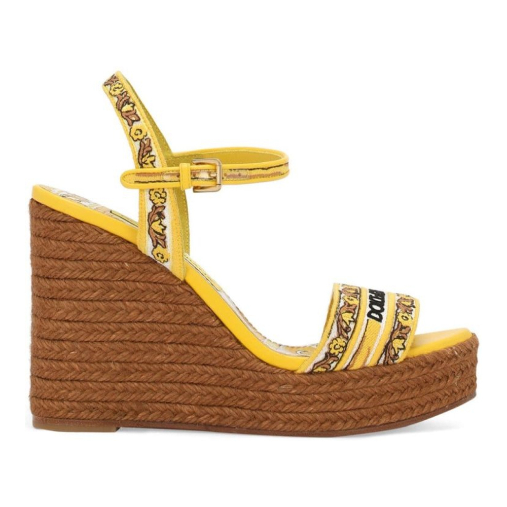 Women's 'Majolica-Print' Wedge Sandals