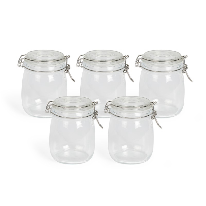 Set Of 5 Batch Cooking Jars