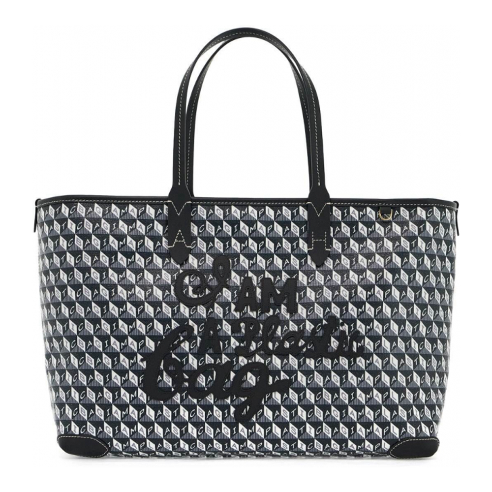 'I Am A Plastic Bag Zipped' Tote Handtasche für Damen