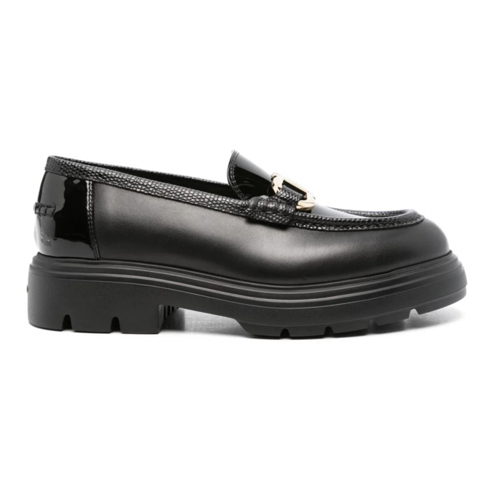 Women's 'Gancini-Plaque' Loafers