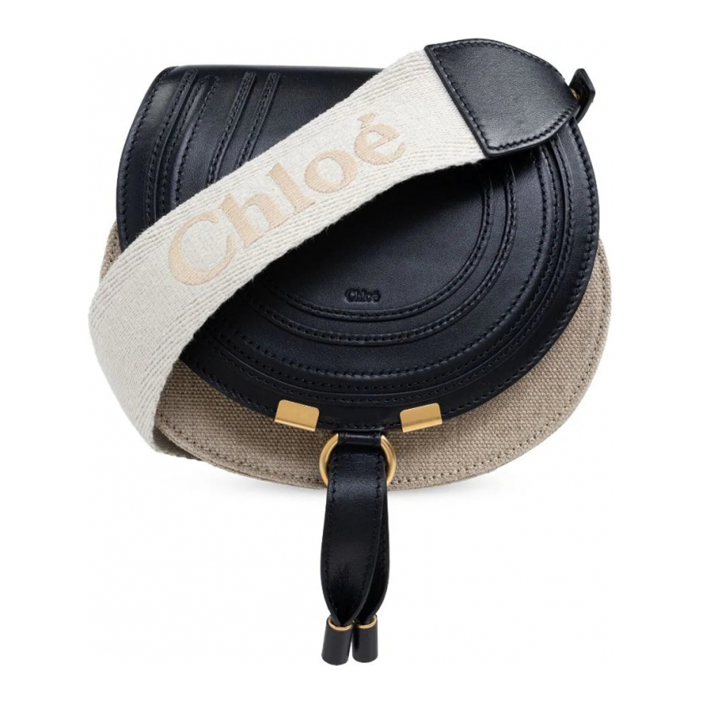 Women's 'Small Marcie Logo-Strap' Saddle Bag