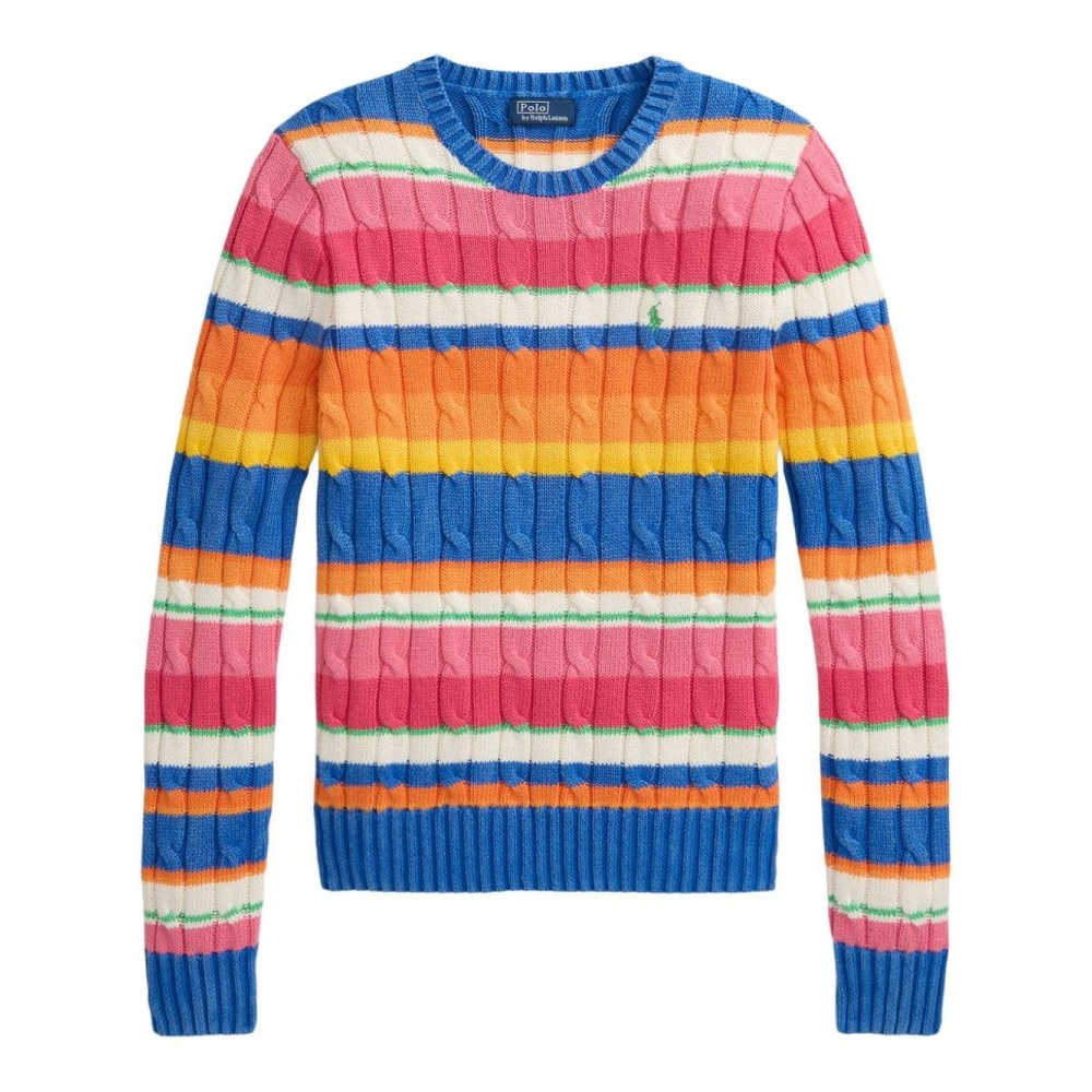 Women's 'Striped Cable-Knit' Sweater