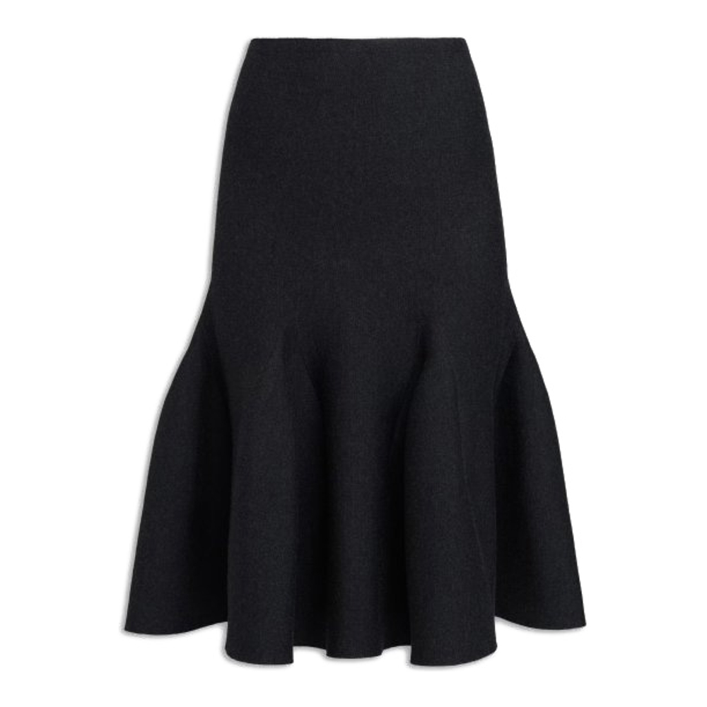 Women's 'Sculptural Godet' Midi Skirt