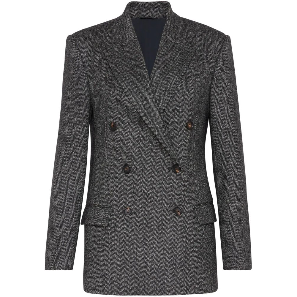 'Herringbone' Klassischer Blazer für Damen