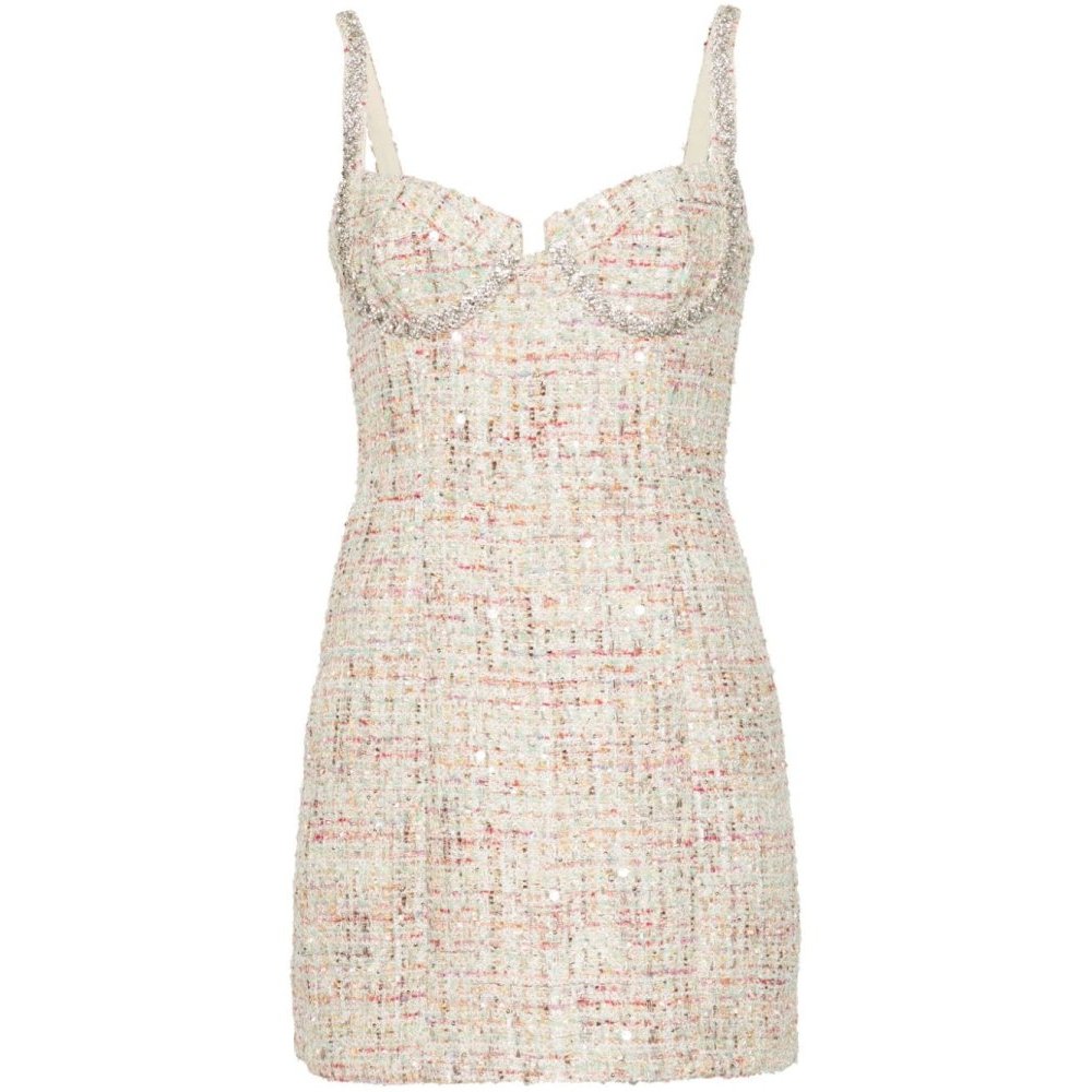 Women's 'Bouclé-Design' Mini Dress