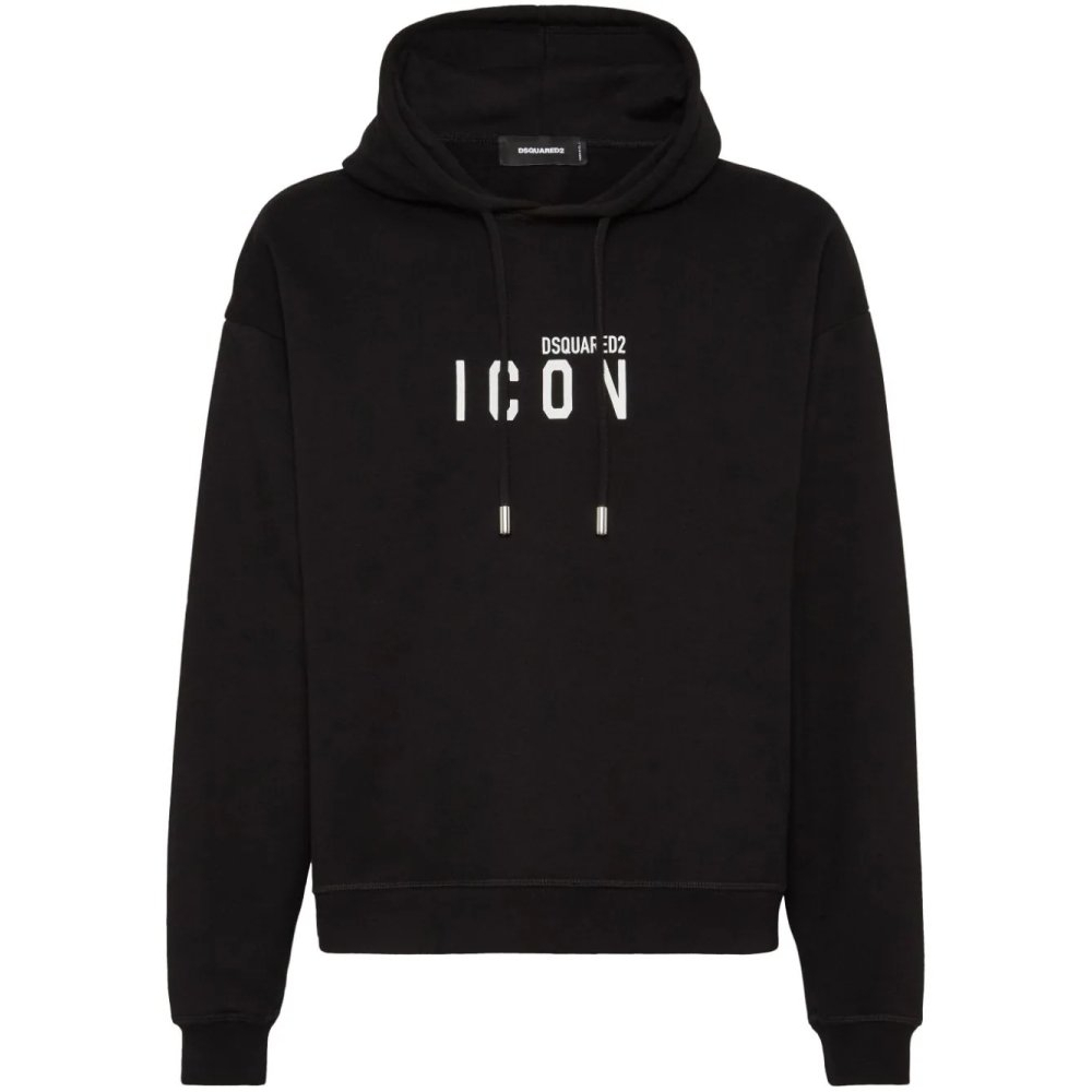 'Icon-Print Drawstring' Kapuzenpullover für Herren